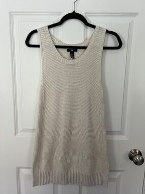 GAP Cream Knit Tank Top